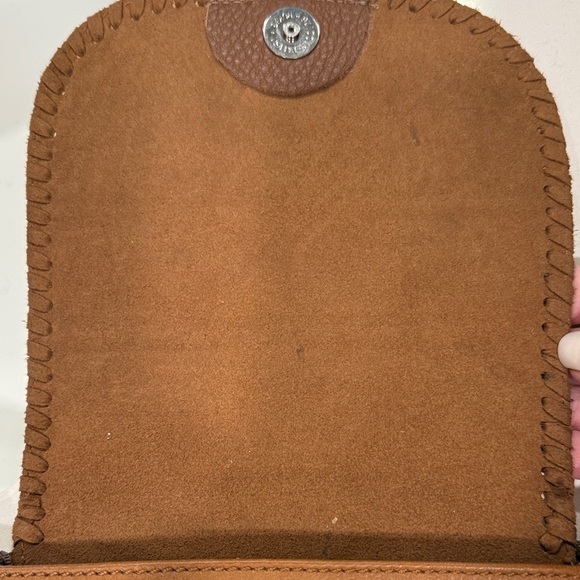 Montana West Genuine Leather Floral Fringe Crossbody. - Picture 7 of 8